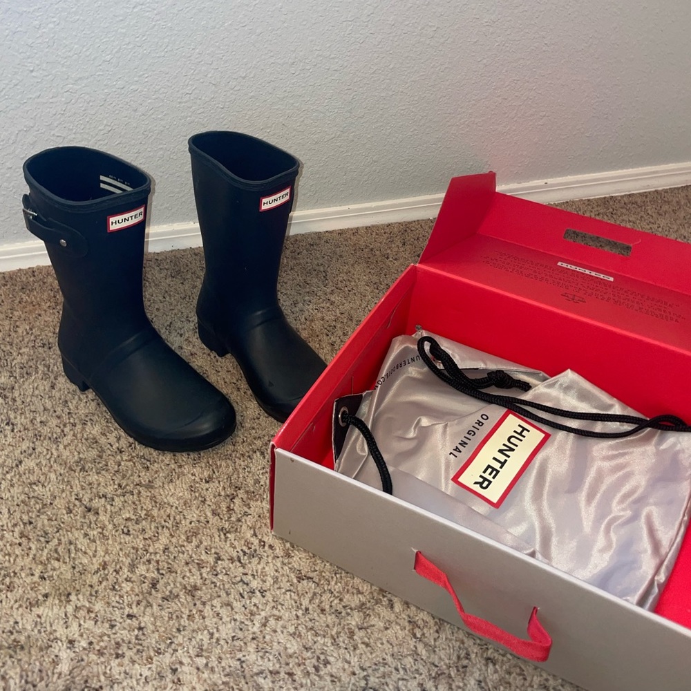 Black Hunter Boots (short)